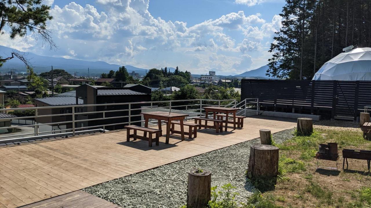 Maison d'hôtes Mount Fuji Panorama Glamping à Fujikawaguchiko Extérieur photo