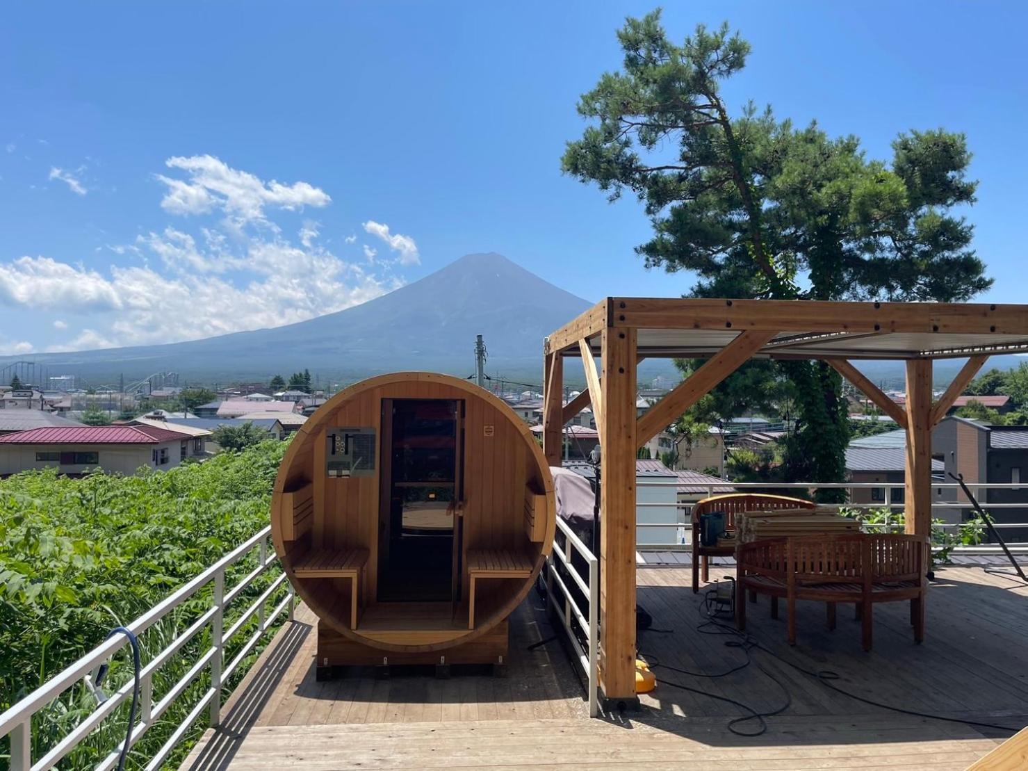 Maison d'hôtes Mount Fuji Panorama Glamping à Fujikawaguchiko Extérieur photo