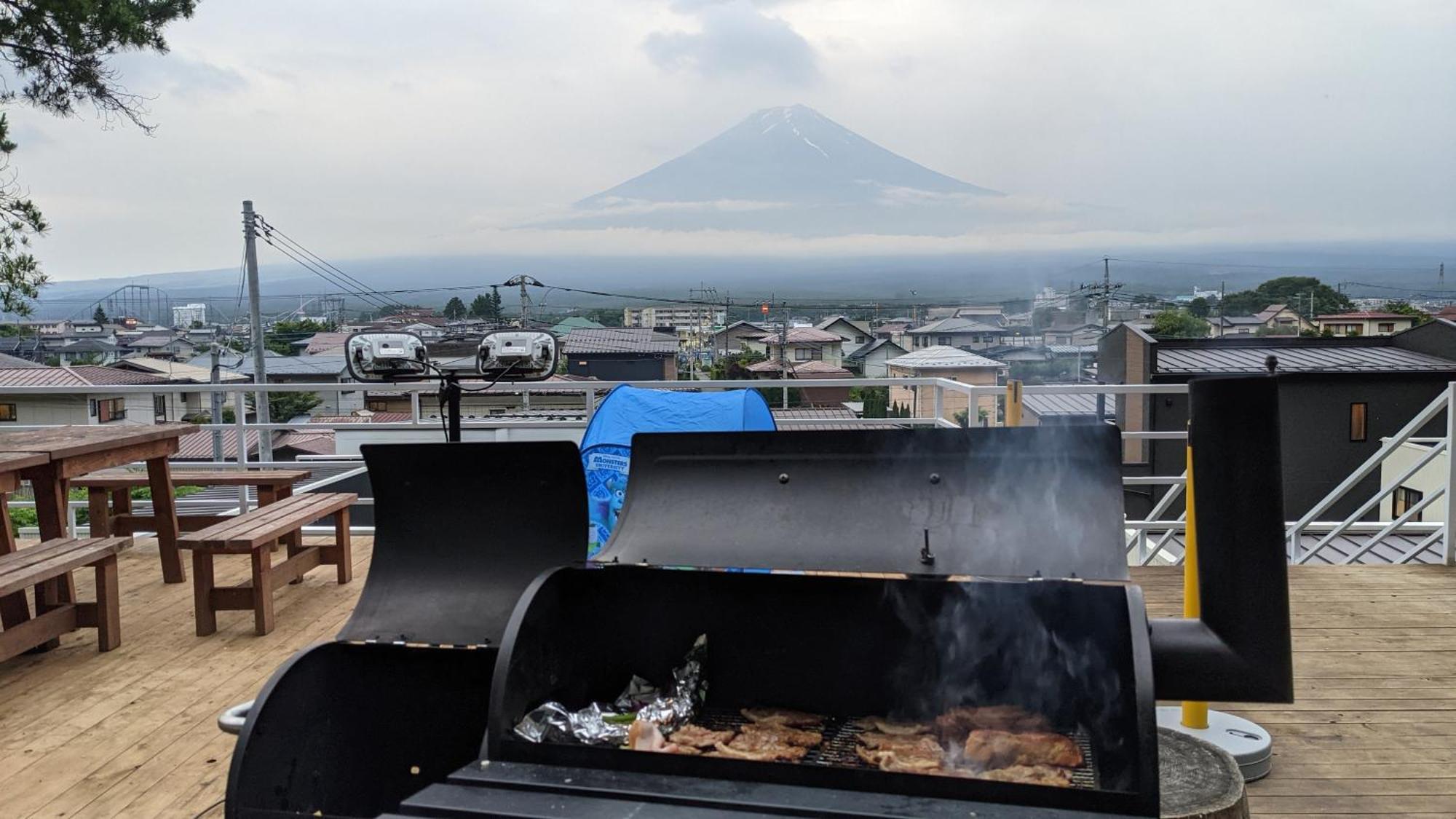 Maison d'hôtes Mount Fuji Panorama Glamping à Fujikawaguchiko Extérieur photo