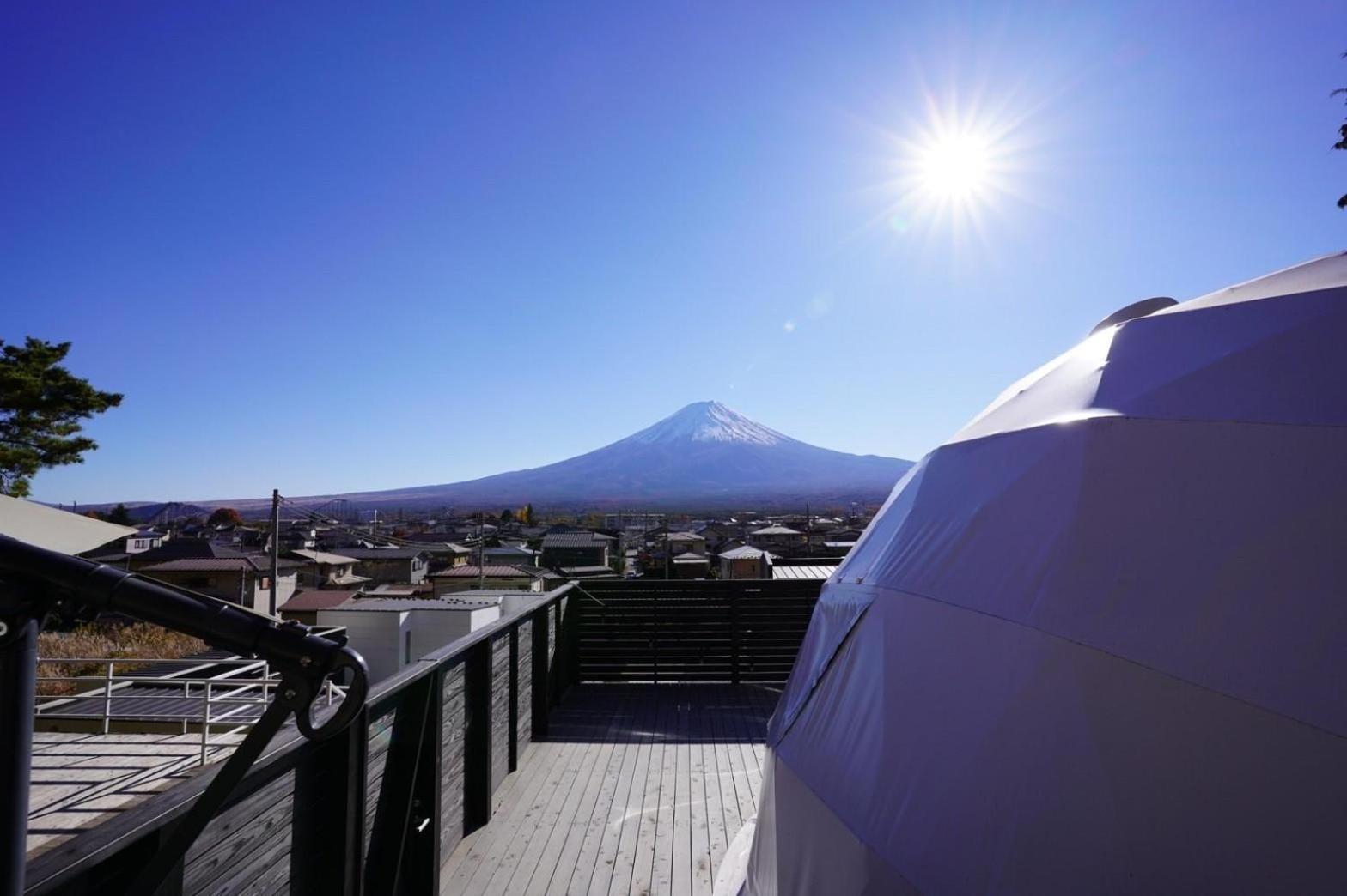 Maison d'hôtes Mount Fuji Panorama Glamping à Fujikawaguchiko Extérieur photo