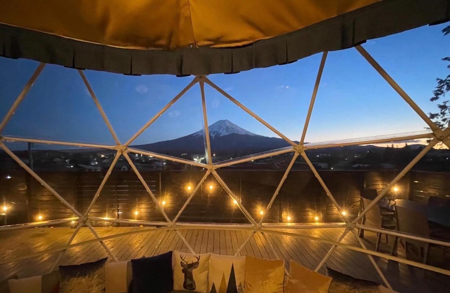 Maison d'hôtes Mount Fuji Panorama Glamping à Fujikawaguchiko Extérieur photo